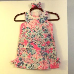 Lilly Pulitzer shift and matching hair bow